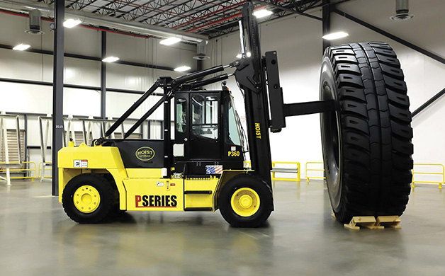 The largest tire in the world is built at Michelin's Midlands plant