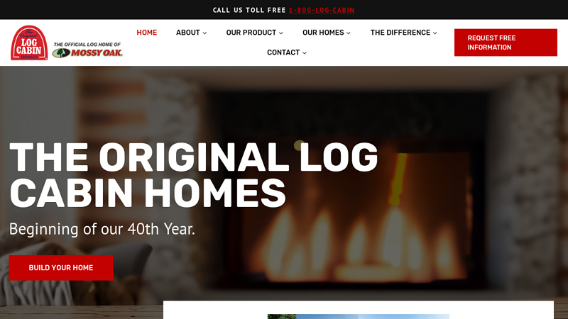 The Original Log Cabin Homes, Custom Log Cabin Kits