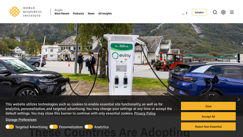 These Countries Are Adopting Electric Vehicles the Fastest