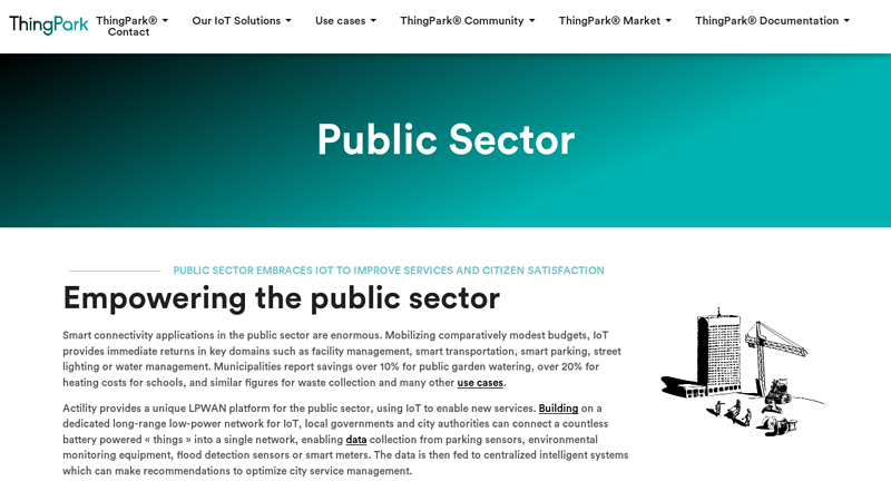 ThingPark IoT Solutions for Public Sector