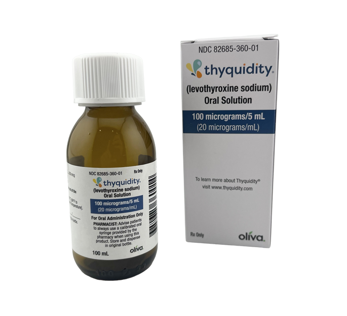 Thyquidity (levothyroxine sodium) oral solution