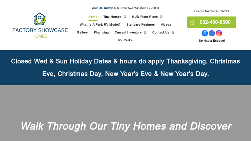 Tiny Homes Dealers Serving Fort Worth, TX