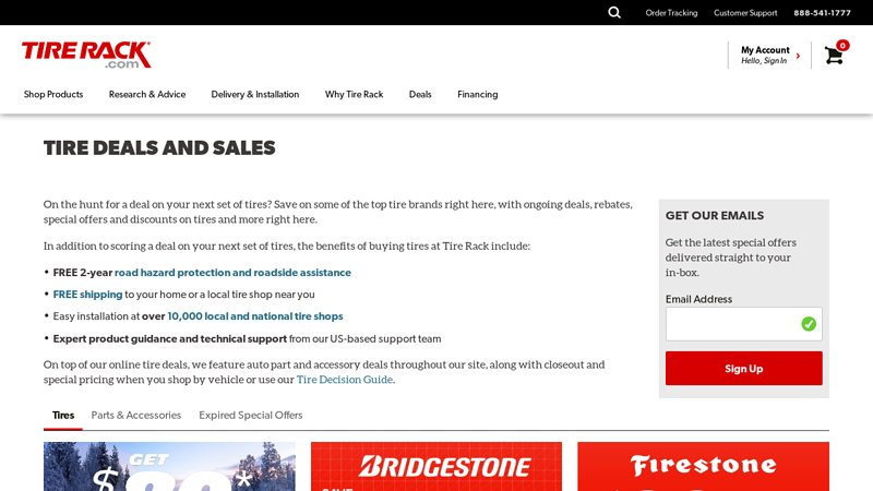 Tire Deals, Sales, Rebates & Special Offers