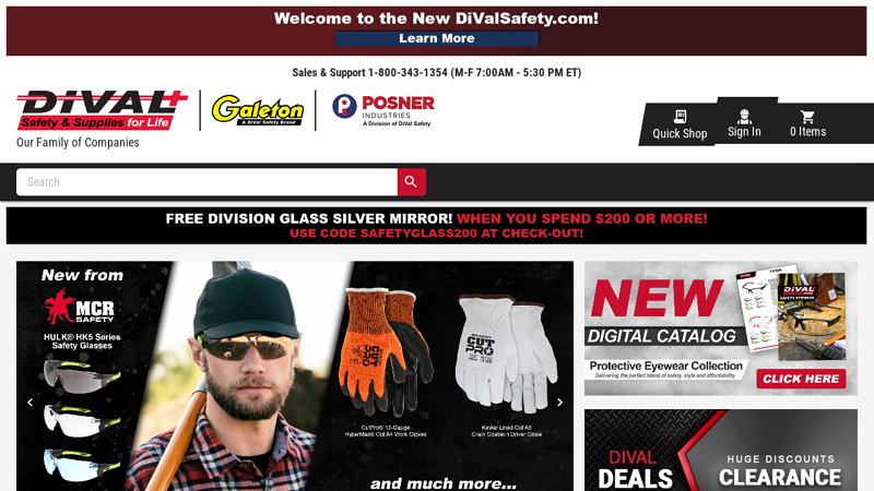 to DiVal Safety Equipment