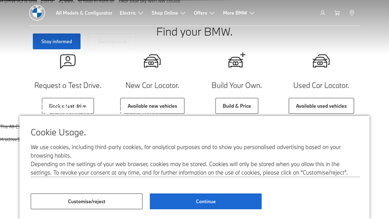 To The Official BMW Australia Website