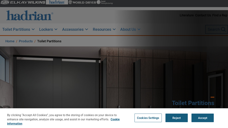 Toilet Partitions, Stalls, Bathroom Partitions