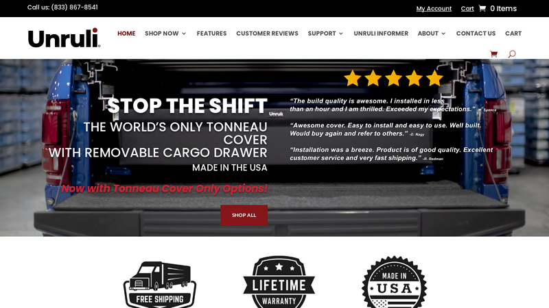 Tonneau Truck Covers & Storage Systems