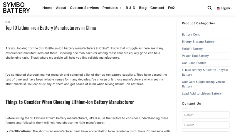 Top 10 Lithium