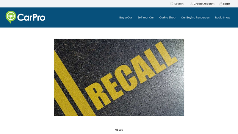 Top 10 Most Recalled Automakers & Suppliers