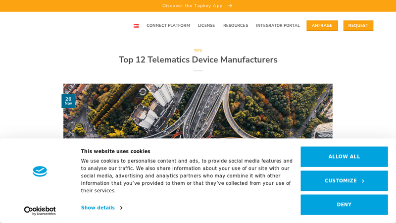 Top 12 Telematics Device Manufacturers