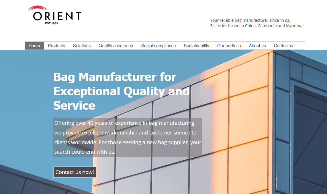 Top 13 Bag Manufacturers China
