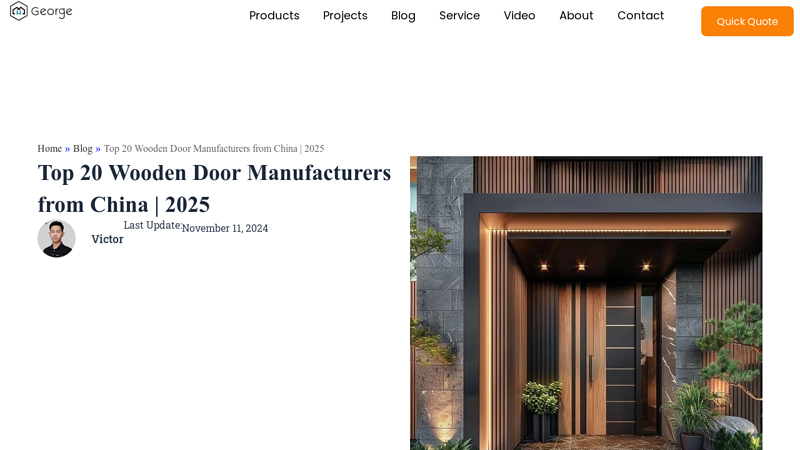 Top 20 Wooden Door Manufacturers from China