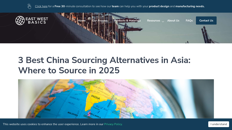 Top 3 Alternatives to China for Sourcing in Asia (2025)