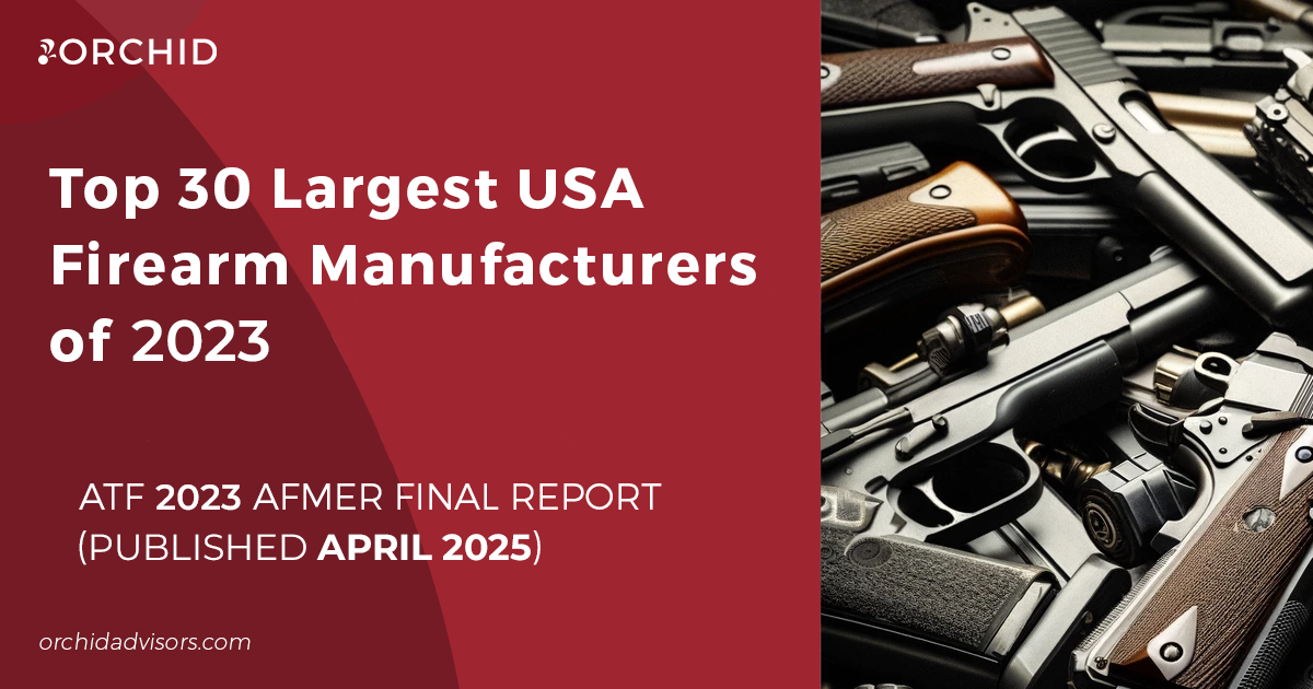 Top 30 Largest USA Firearm Manufacturers of 2023