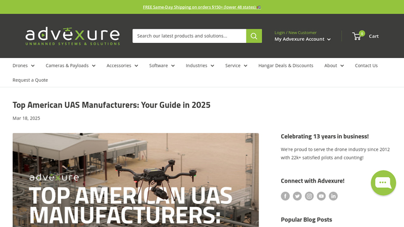 Top American UAS Manufacturers: Your Guide in 2025