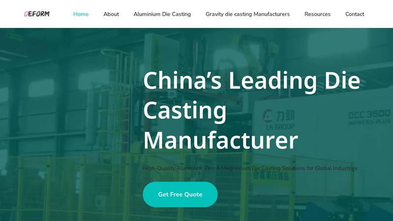 Top Die Casting China Manufacturer