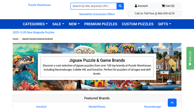 Top Jigsaw Puzzle Brands