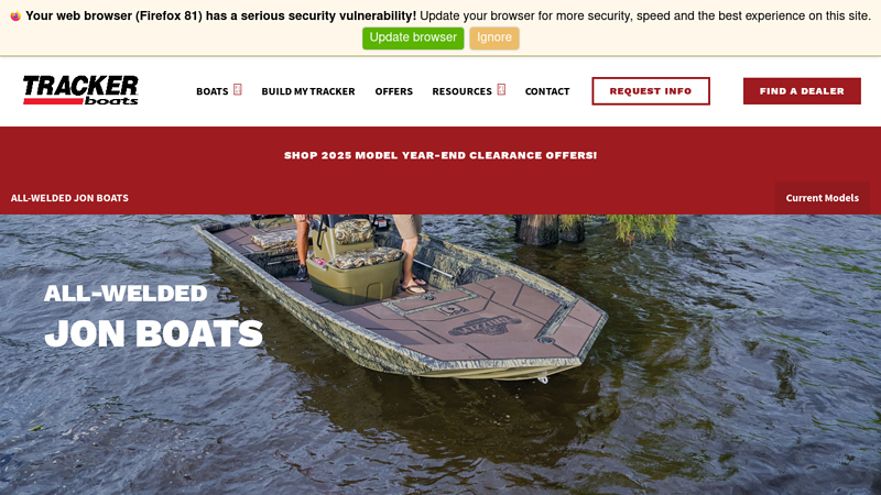 TRACKER Aluminum Jon Boats