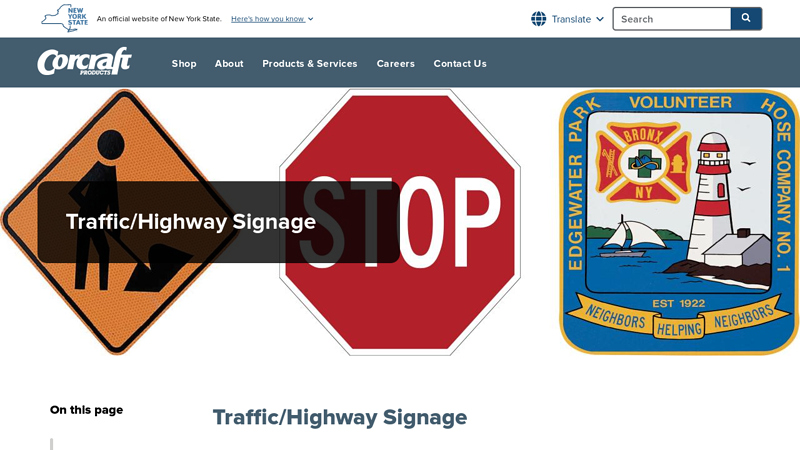 Traffic/Highway Signage