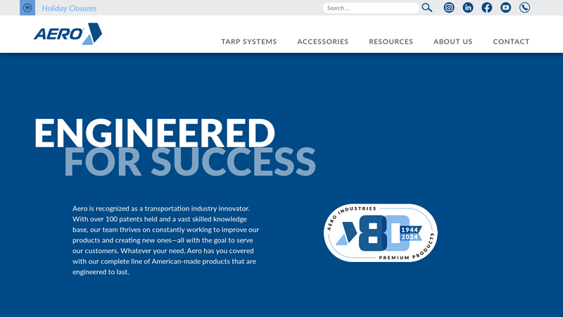 Trailer Tarp Systems, Accessories