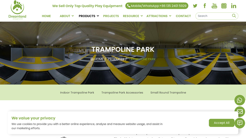 Trampoline Park Manufacturer