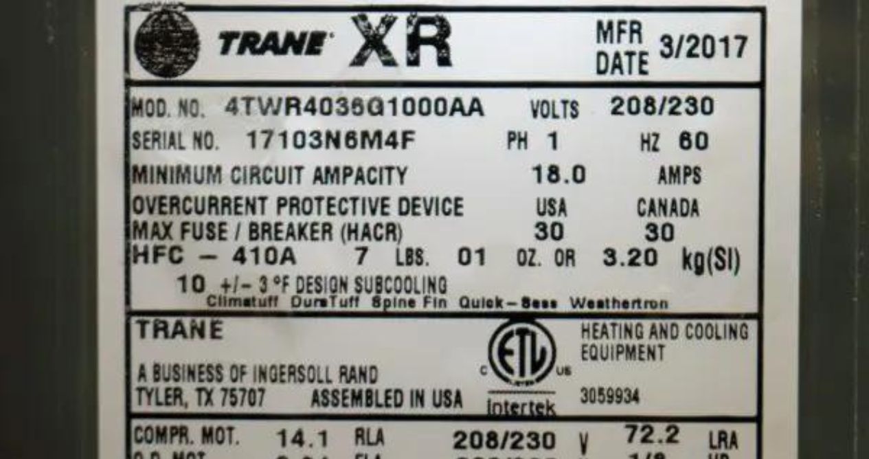 Trane Phone Number industry insight