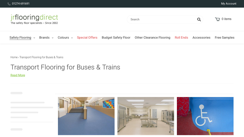 Transport Flooring for Buses & Trains