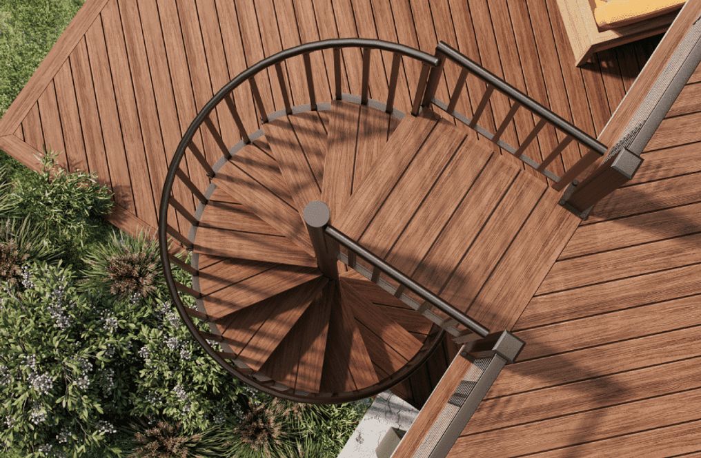 Trex® Spiral Stairs