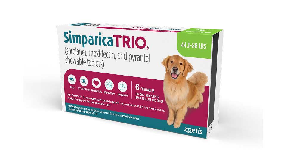 Triple Protection with Simparica Trio
