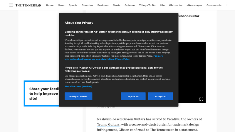 Trump guitar creator hit with cease and desist by ...