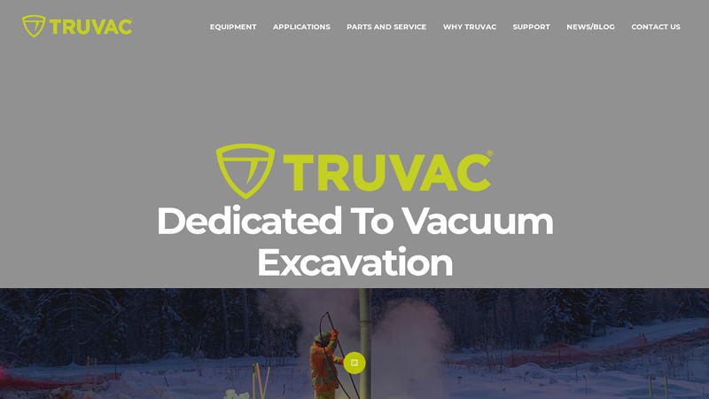 TRUVAC vacuum hydro excavation