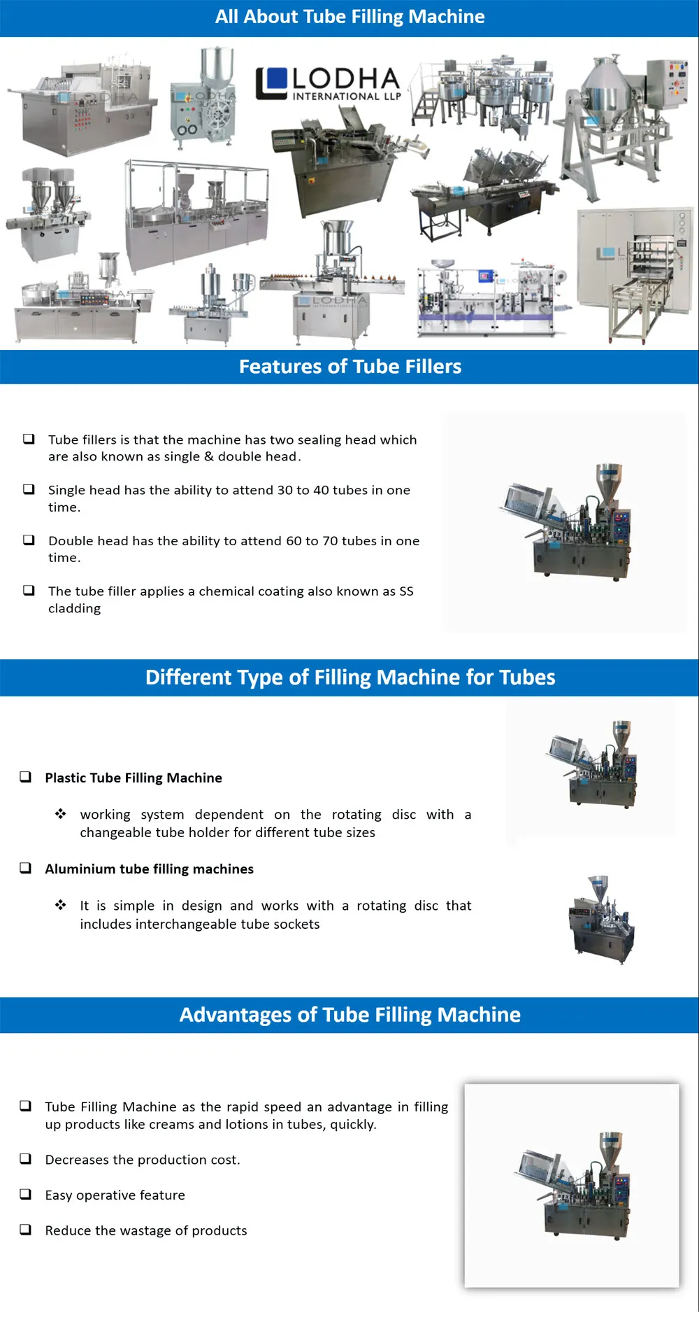 Illustrative example of tube filling machines from Google Search
