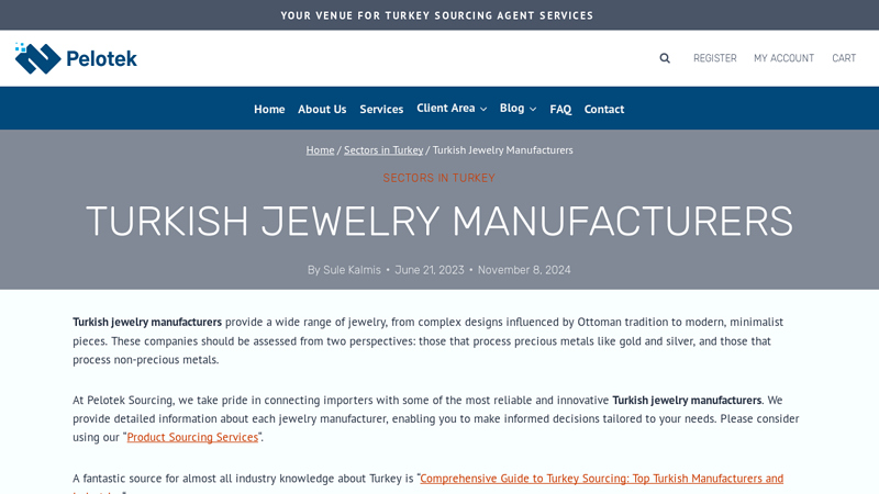 Turkish Jewelry Manufacturers