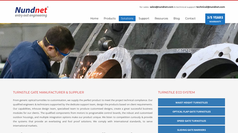 Turnstile Gate Systems Manufacturer