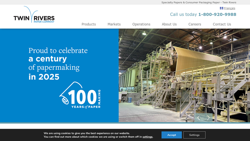 Twin Rivers Paper Company Specialty and Consumer Packaging