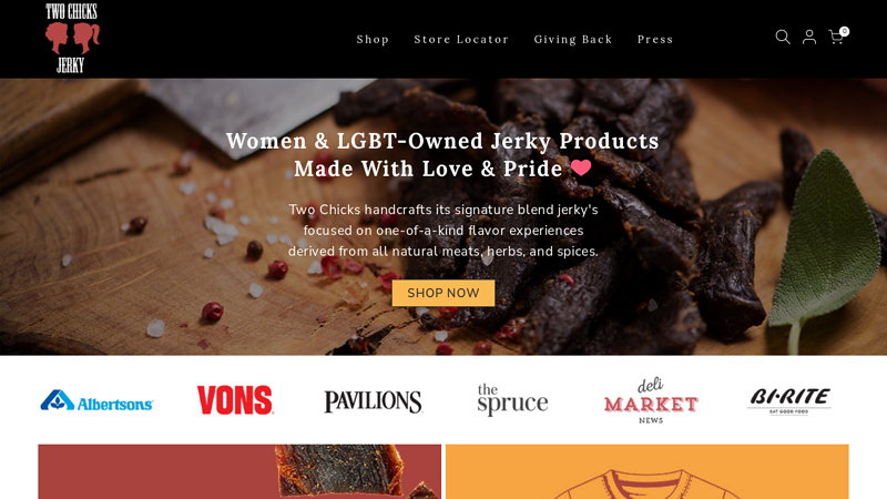 Two Chicks Jerky: Beef Jerky