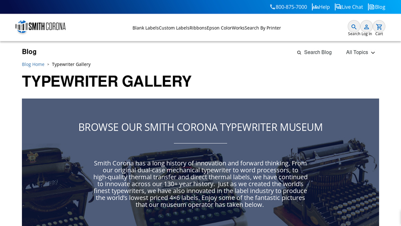 Typewriter Gallery