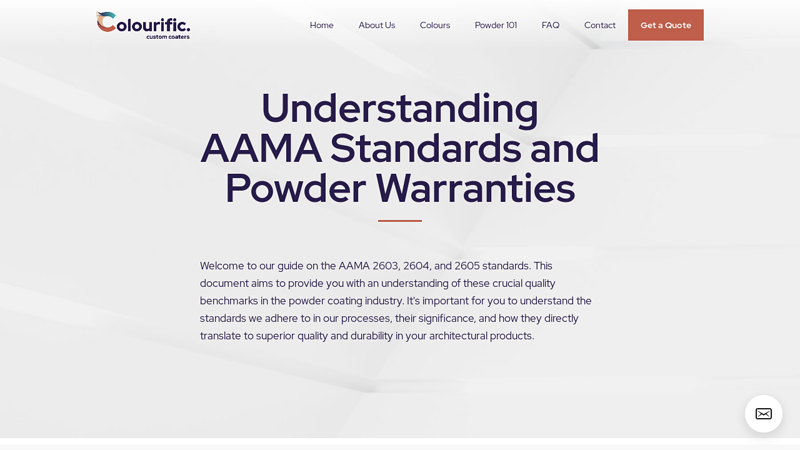 Understanding AAMA Standards and Powder Warranties