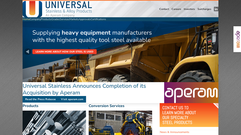Universal Stainless & Alloy Products