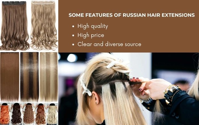 U.S. Manufacturer of extensions made with 100% natural Russian hair