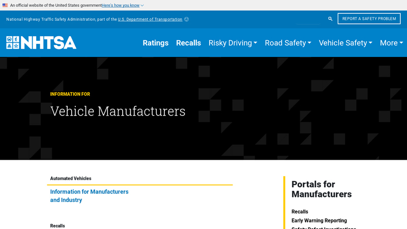 Vehicle Manufacturers