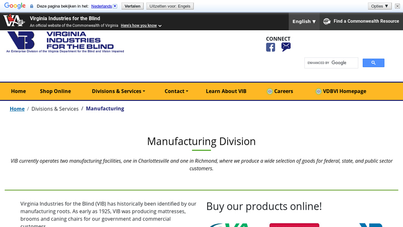 VIB: Manufacturing Division