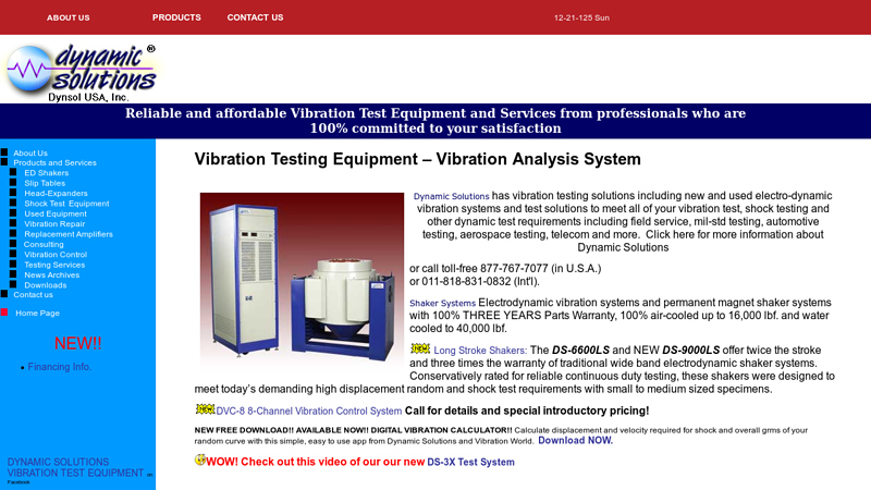 Vibration Testing Equipment