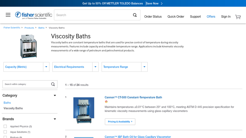 Viscosity Baths