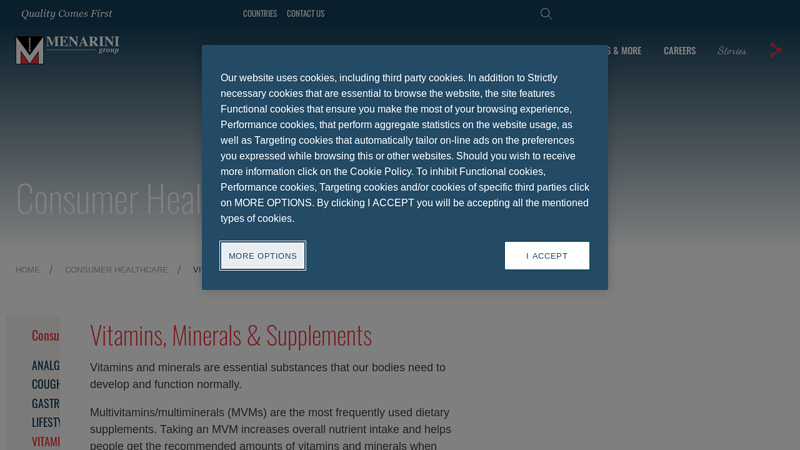 Vitamins, Minerals & Supplements