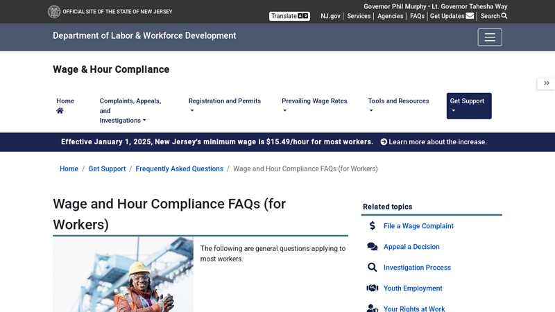 Wage and Hour Compliance FAQs (for Workers)