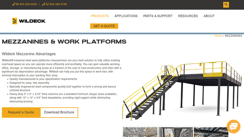 Warehouse Mezzanines & Work Platforms