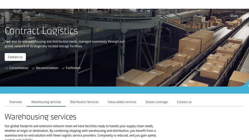 Warehousing and distribution