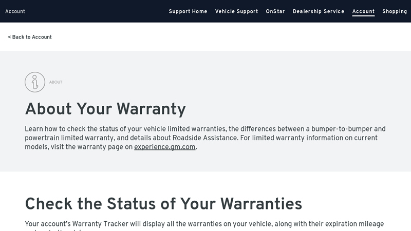 Warranty Information