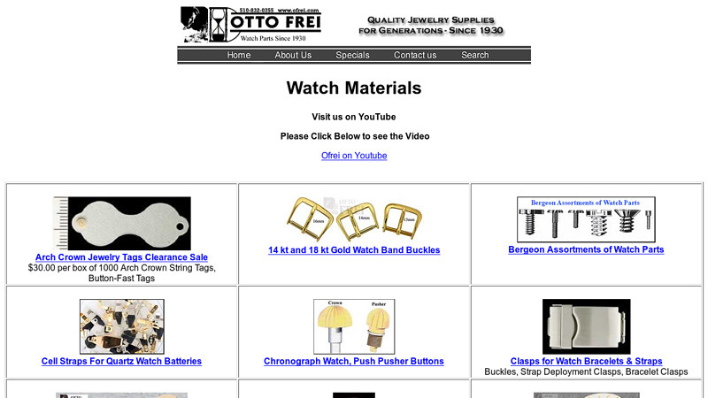 Watch Materials